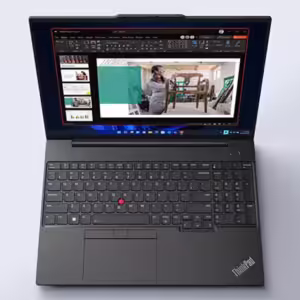 Lenovo ThinkPad E16 Gen 1 - 13th Gen Core i7 Processor 16-GB , 512GB  SSD Intel 300nits Display Backlit KB FP Reader Graphite Black,1 Year Lenovo Direct Local Warranty
